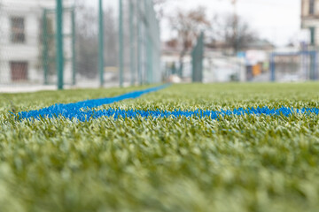 Futsal, football, soccer. Sports flooring