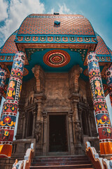 Fototapeta premium Valluvar Kottam is a monument in Chennai, dedicated to the classical Tamil poet-philosopher Valluvar. Located in Chennai, South India