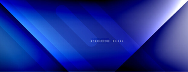 Obraz premium Dynamic lines abstract background. 3D shadow effects and fluid gradients. Modern overlapping forms