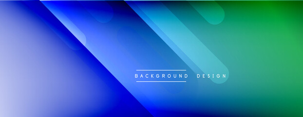 Dynamic lines abstract background. 3D shadow effects and fluid gradients. Modern overlapping forms