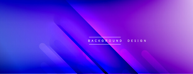 Dynamic lines abstract background. 3D shadow effects and fluid gradients. Modern overlapping forms