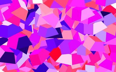 Light Purple, Pink vector texture with abstract forms.