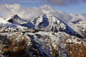Fototapeta Wolowiec, Tatry Zachodnie, TPN, góry, Tatrzański Park Narodowy, Jesien w Tatrach obraz