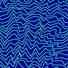Hand-drawn seamless vector in the form of broken lines