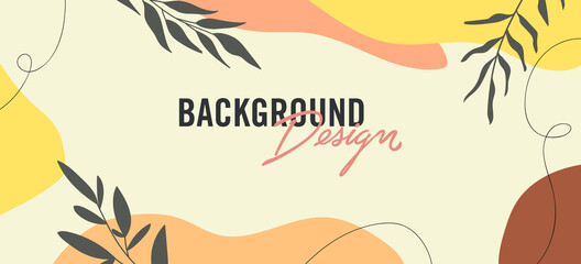 Modern abstract elements set, minimal design, vector illustration.