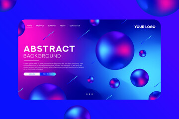 Abstract background web page illustration
