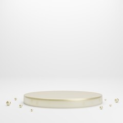 Abstract geometric blank empty space minimal product cosmetic advertising luxury cylinder platform podiums stand show display mock up. pastel colour background studio. 3d rendering.