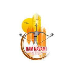 illustration of Ram Navami. vector