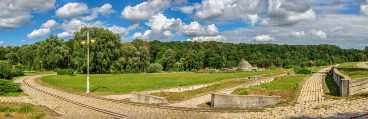Feofaniia Park in Kyiv, Ukraine