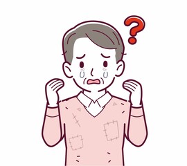 ボロボロの服の人