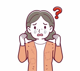 ボロボロの服の人