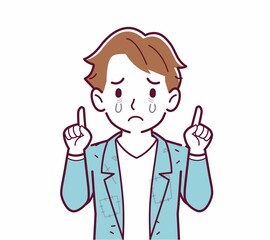 ボロボロの服の人