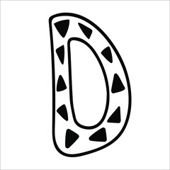 letter D