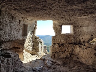 Chufut-Kale cave city in Crimea
