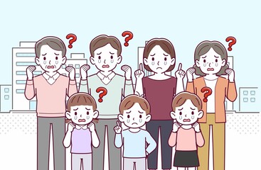 7人家族でお出かけ