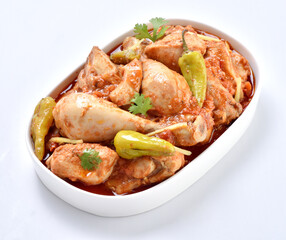 Delicious Chicken Kerhai or Chicken Karahi.