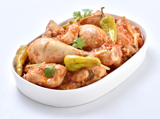 Delicious Chicken Kerhai or Chicken Karahi.