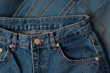 blue Jeans background, denim pattern, jean textured