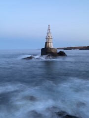 lighthouse in the sea