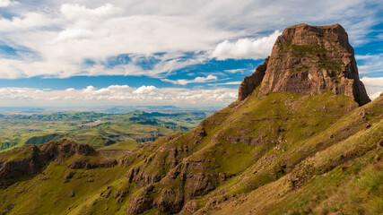 view of the mountains