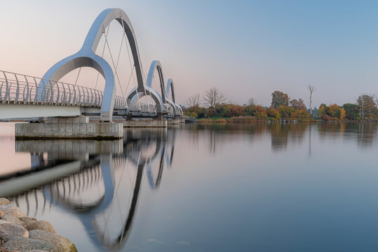 Solvesborg Pedestrian Bridge Long Exposure Landscape