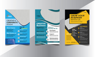 Modern Creative Corporate Business Flyer Design