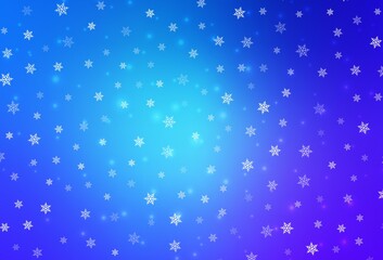 Light Pink, Blue vector layout in New Year style.