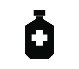 Medical bottle icon