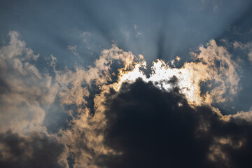 Clouds and sun