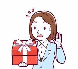 スーツを着た女性