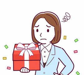 スーツを着た女性