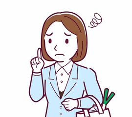 スーツを着た女性