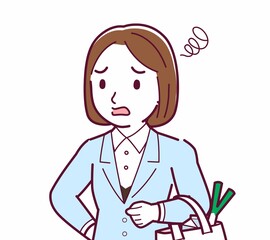 スーツを着た女性