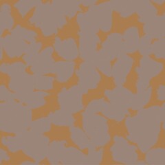 Brown Taupe Botanical Floral Seamless Pattern Background