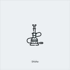 shisha icon vector sign symbol