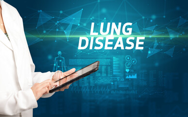 doctor writes notes on the clipboard, medical diagnosis concept