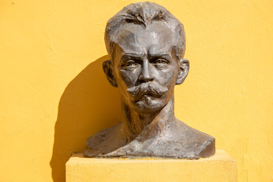 Jose Marti bust in Santiago de Cuba. He is the Cuban National Hero or Apostle of the Cuban Independence