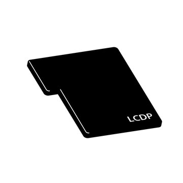 ローコード開発プラットフォームのイメージ　エンターキーを模したLCDPキーのイラスト
LCDP (low-code development platform) with Enter key