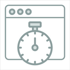Web optimization icon modern illustration