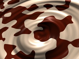 Schokolade/Milchcreme - Strudel