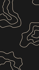 Vertical abstract background or card template in modern colors, in popular art style