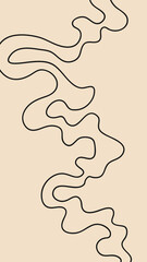 Vertical abstract background or card template in modern colors, in popular art style