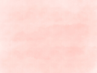 ピンクのにじみのある水彩画の背景素材、明るい春の色