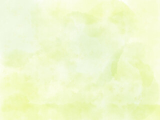 春色の明るい水彩画の壁紙、ぼやけた薄緑色の背景素材