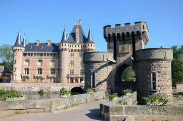 Fototapeta na wymiar Castle of La Clayette Burgundy