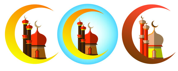 vector illustration of ramadan kareem greetings card