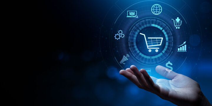 E-commerce Online shopping Business internet technology concept
