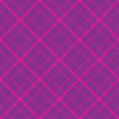 Fototapeta premium Plaid seamless pattern. Vector background of textile ornament. Flat fabric design.