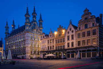 Fototapeta na wymiar The City Hall of Leuven, Belgium