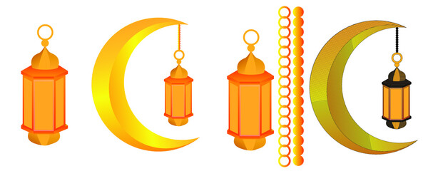 vector illustration of ramadan kareem greetings card
